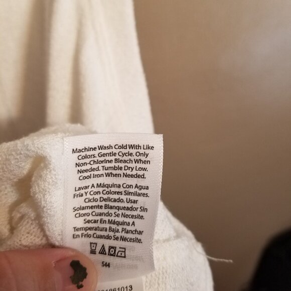 NEW Time & True Twist Front Tank, XXL (2), Winter White - Picture 7 of 8